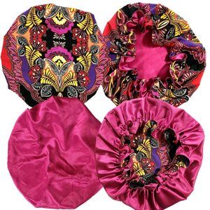 Reversible Satin Hair Bonnet